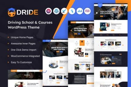 Dride – Sürücü Okulu ve Kursları WordPress Teması