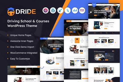 Dride – Sürücü Okulu ve Kursları WordPress Teması