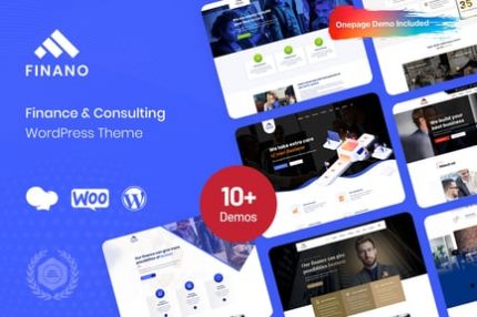 Finanio - Finans WordPress Teması
