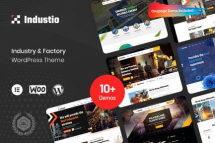 Industio - Endüstri & Fabrika WordPress Teması