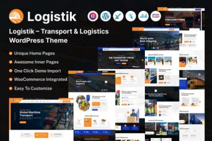Logistik – Taşımacılık ve Lojistik WordPress Teması