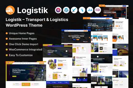 Logistik – Taşımacılık ve Lojistik WordPress Teması
