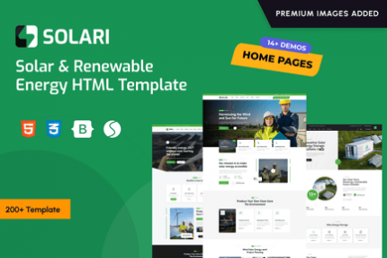 Solari - Ekoloji ve Güneş Enerjisi HTML Şablonu