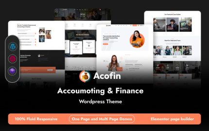 Acofin - Muhasebe ve Finans Wordpress Teması