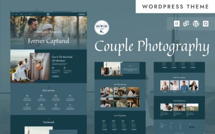 Ade Line - Düğün Öncesi ve Çift Fotoğrafçılığı WordPress Elementor Teması
