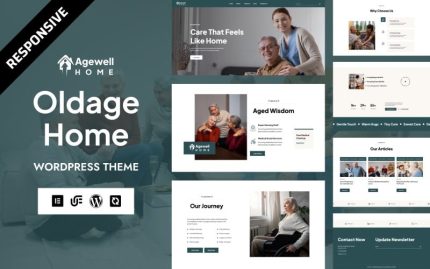 Agewell - Yaşlı Bakımı ve Yaşlı Bakım Evi WordPress Elementor Teması