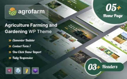 Agrofarm - Tarım Bahçecilik ve Organik WordPress Teması.