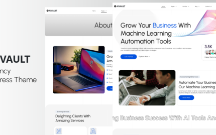 AIVault - AI Ajansı Wordpress Teması