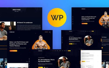 Andarson - Kişisel Portföy Mobil Uyumlu WordPress Teması