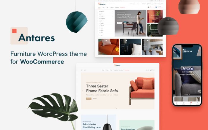 Antares - Modern Mobilya WooCommerce Teması