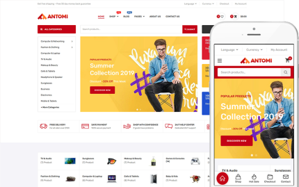 Antomi - Çok Amaçlı WooCommerce Teması