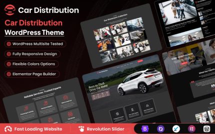Araba Dağıtımı Elementor WordPress Teması