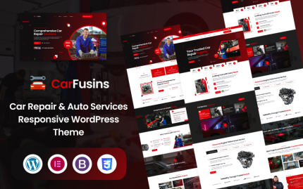 Araba Tamiri ve Otomobil Hizmetleri Mobil Uyumlu WordPress Teması