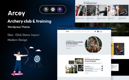 Arcey - Okçuluk Kulübü ve Eğitim WordPress Teması