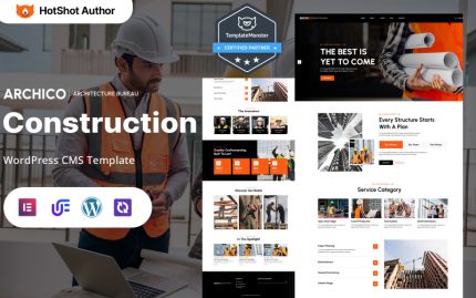 Archico - İnşaat ve Yapı Şirketi WordPress Elementor Teması