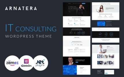 Arnatera - Mobil Uyumlu BT Danışmanlığı WordPress Teması