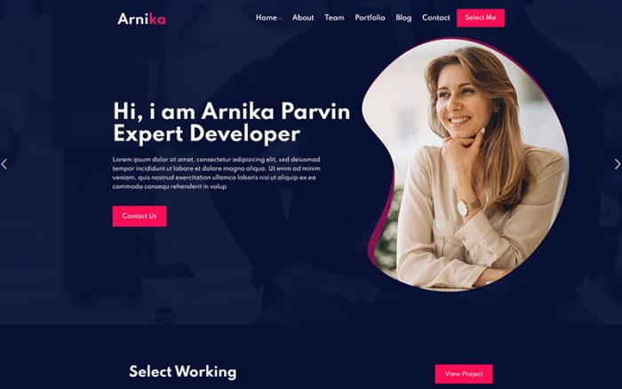 Arnika - Kişisel Yaratıcı Mobil Uyumlu WordPress Teması