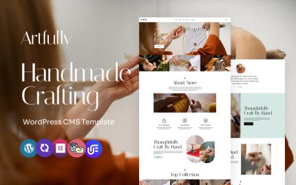 Artfully - El Yapımı ve El Sanatları Çok Amaçlı WordPress Elementor Teması