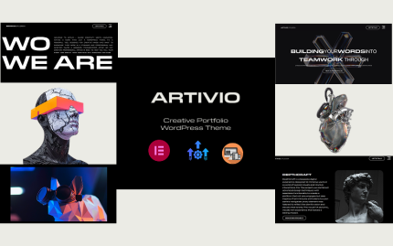 ArtiVio - Yaratıcı Portföy ve Ajans WordPress Teması