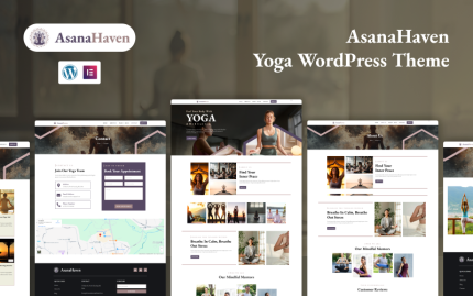 AsanaHaven – Yoga ve Sağlık WordPress Teması