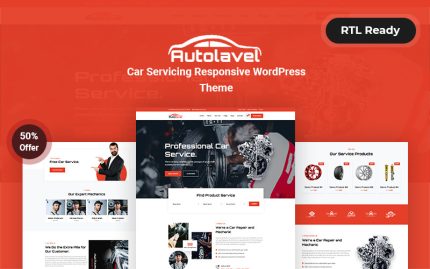 Autolavel - Araba servisi Mobil Uyumlu WordPress Teması