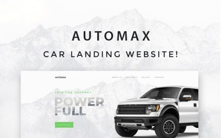 Automax - Mobil Uyumlu Araba İnişi WordPress Elementor Teması
