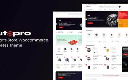 Autopro - Otomotiv Parçaları Woocommerce E-Ticaret Teması
