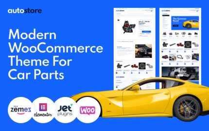AutoStore - Araç Parçaları Elementor WooCommerce Teması