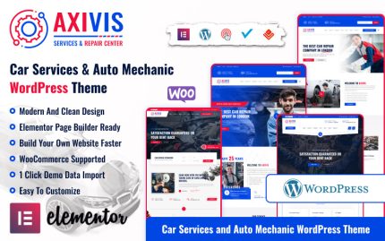 Axivis - Araba Hizmetleri ve Oto Tamircisi WordPress Teması