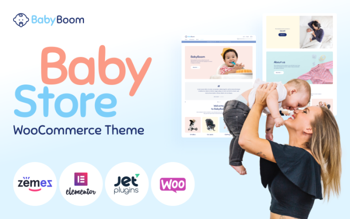 BabyBoom - Modern ve Sevimli Bebek WooCommerce Teması