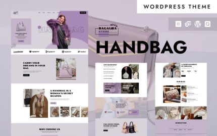 BagAura - Moda Çantalar ve Şık Çantalar WordPress Elementor Teması