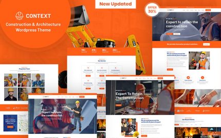 Bağlam - İnşaat ve Mimari Mobil Uyumlu WordPress Teması