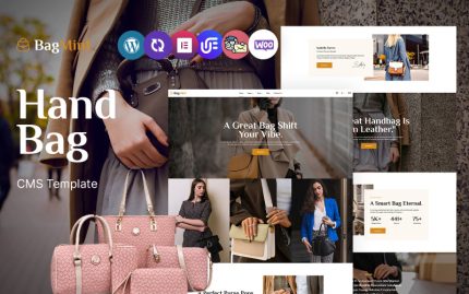 BagMint - Çok Amaçlı Çanta Mağazası Mobil Uyumlu WordPress Teması