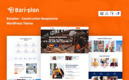 Bariplan - Mobil Uyumlu İnşaat WordPress Teması
