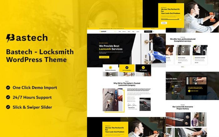 Bastech - Çilingir WordPress Teması