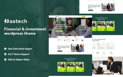 Bastech - Finans ve Yatırım WordPress Teması