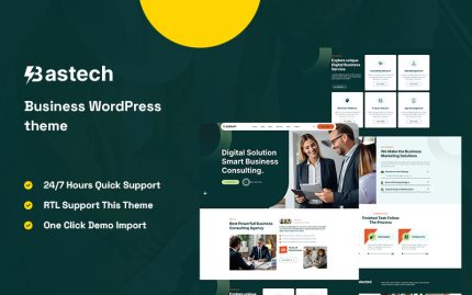 Bastech - İş WordPress Teması