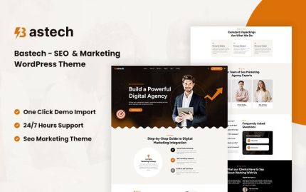 Bastech - SEO ve Pazarlama WordPress Teması