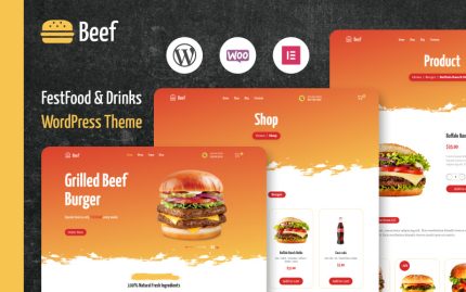 Beef - Hızlı Gıda ve Restoran WooCommerce Teması