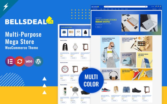 Bellsdeal - Modern Çok Amaçlı Mega Mağaza WooCommerce Teması