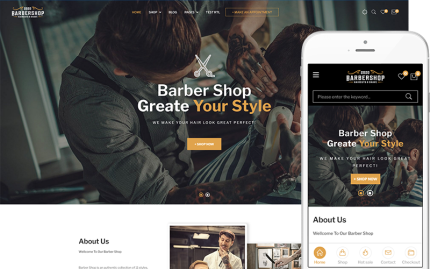 Berber - Berber ve Kuaför WooCommerce E-Ticaret Teması