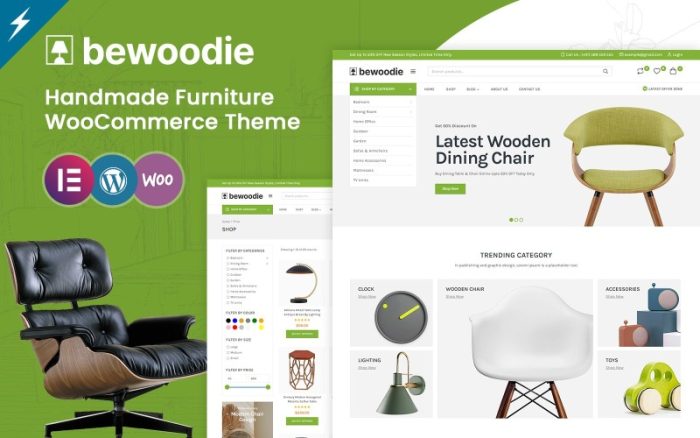 Bewoodie - Modern Mobilya, Dekor ve El Sanatları Woocommerce Teması