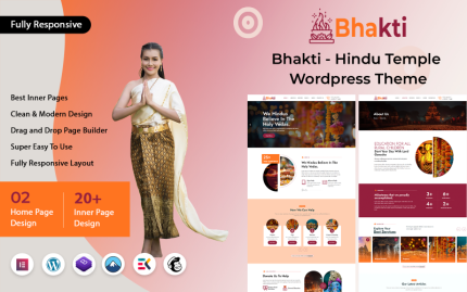 Bhakti - Hindu Tapınağı Wordpress Teması