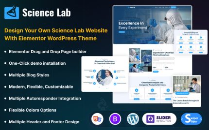 Bilim Laboratuvarı WordPress teması