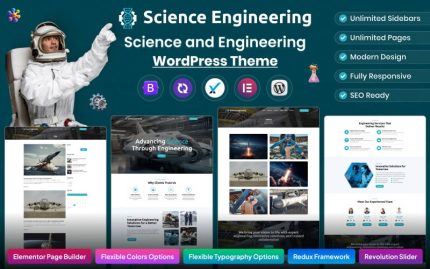 Bilim ve Mühendislik WordPress Teması