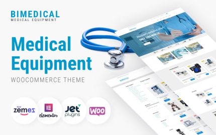 Bimedical - Mobil Uyumlu Tıbbi Ekipman WooCommerce Teması
