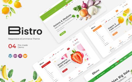 Bistro - Organik Gıda WooCommerce Teması