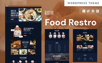 Bistro - Yemek Restoran & Kafe WordPress Elementor Teması