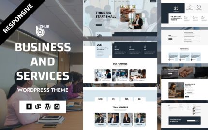 BizHub - Kurumsal, Danışmanlık ve İş Hizmetleri WordPress Elementor Teması