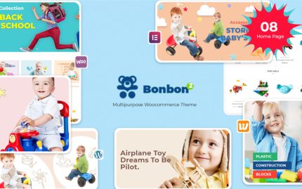 Bonbon - Bebek & Çocuk Mağazası WooCommerce Teması
